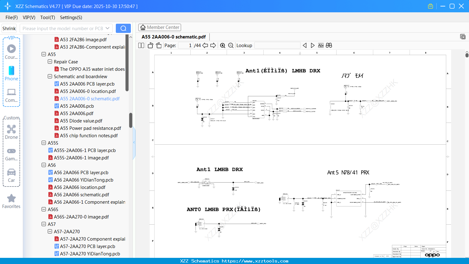 OPPO A55 2AA006-0 Schematic